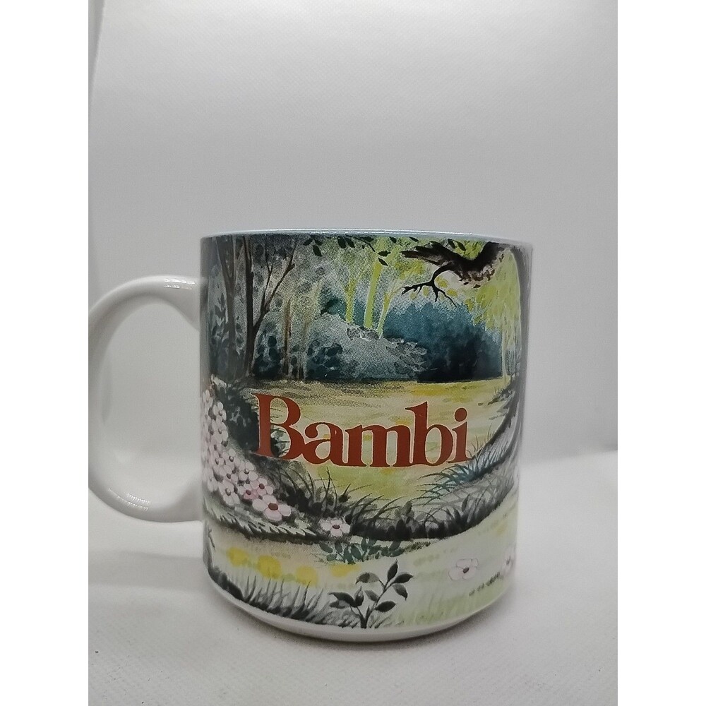 Disney Bambi Thumper Flower Vintage Ceramic Coffee Mug Retired